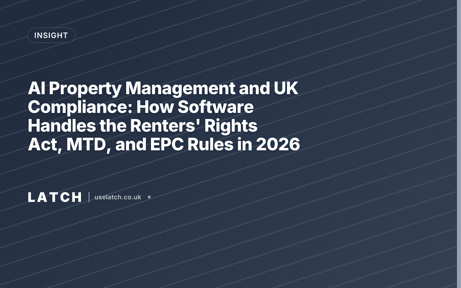 AI Property Management and UK Compliance: How Software Handles the Renters' Rights Act, MTD, and EPC Rules in 2026