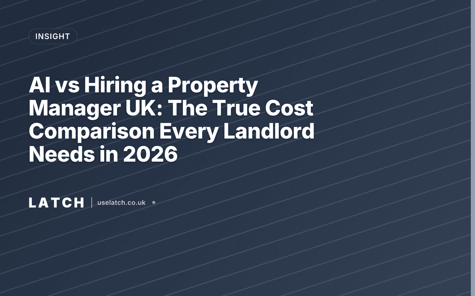 AI vs Hiring a Property Manager UK: The True Cost Comparison Every Landlord Needs in 2026