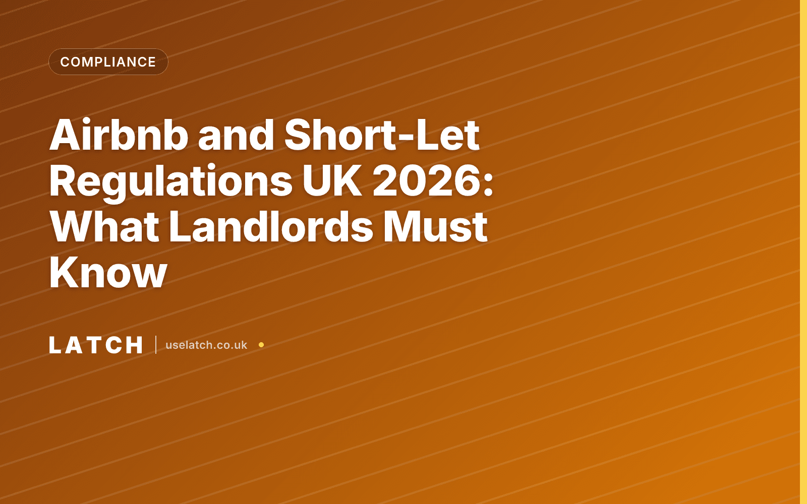 Airbnb and Short-Let Regulations UK 2026: What Landlords Must Know