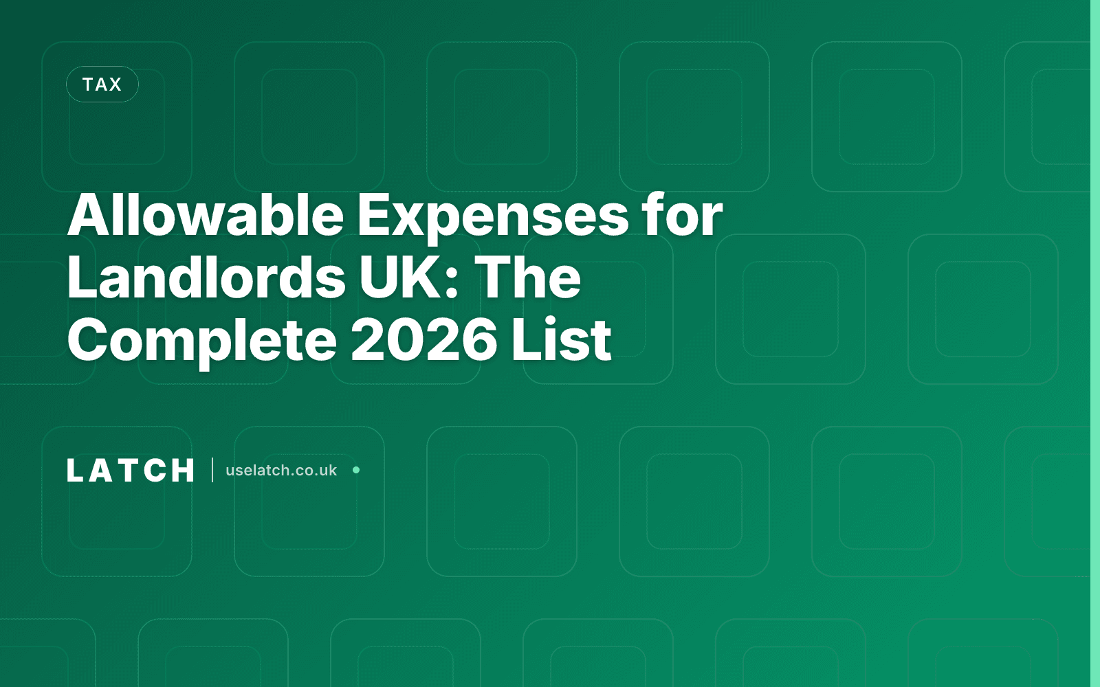 Allowable Expenses for Landlords UK: The Complete 2026 List