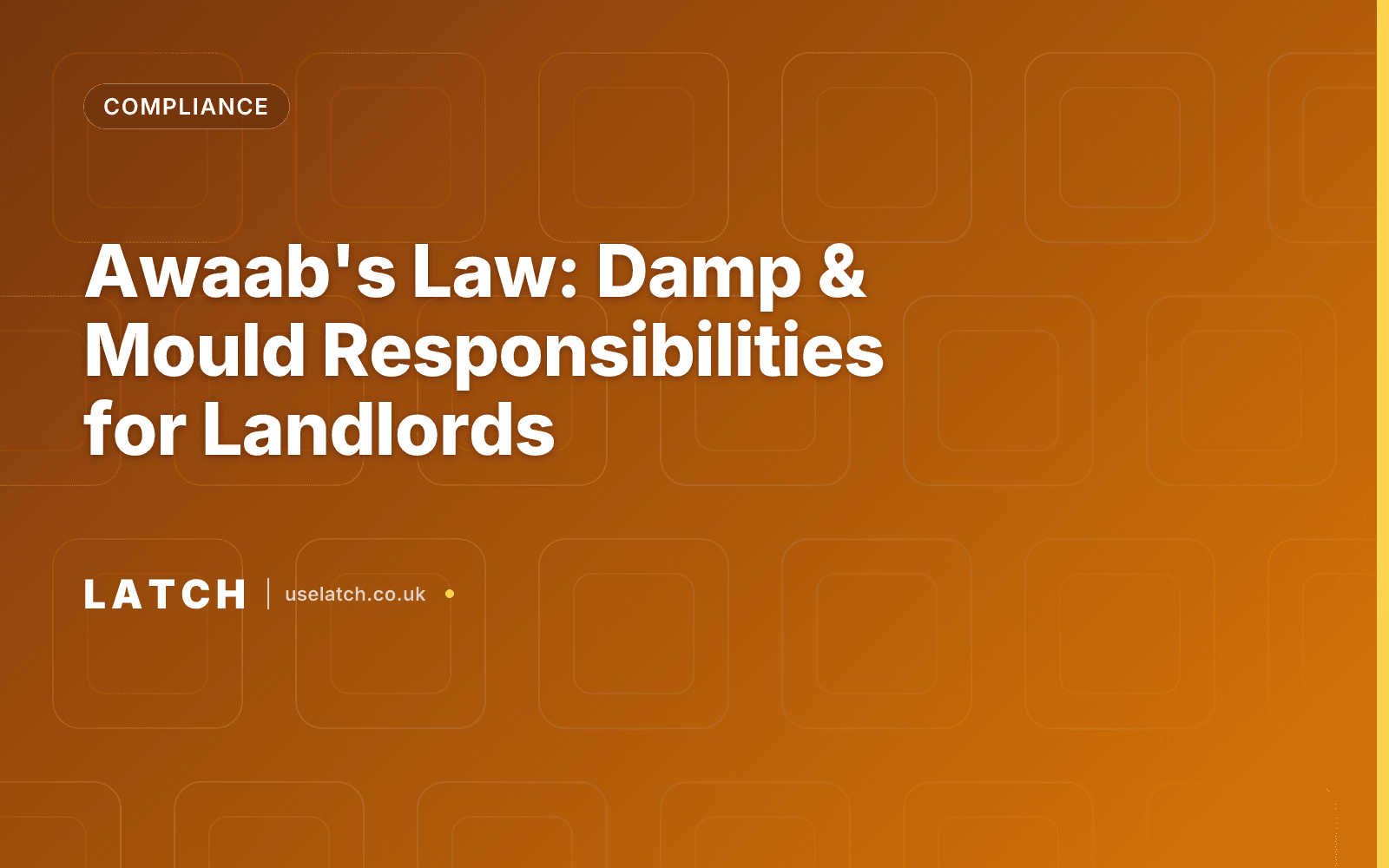 Awaab's Law: Damp & Mould Responsibilities for Landlords