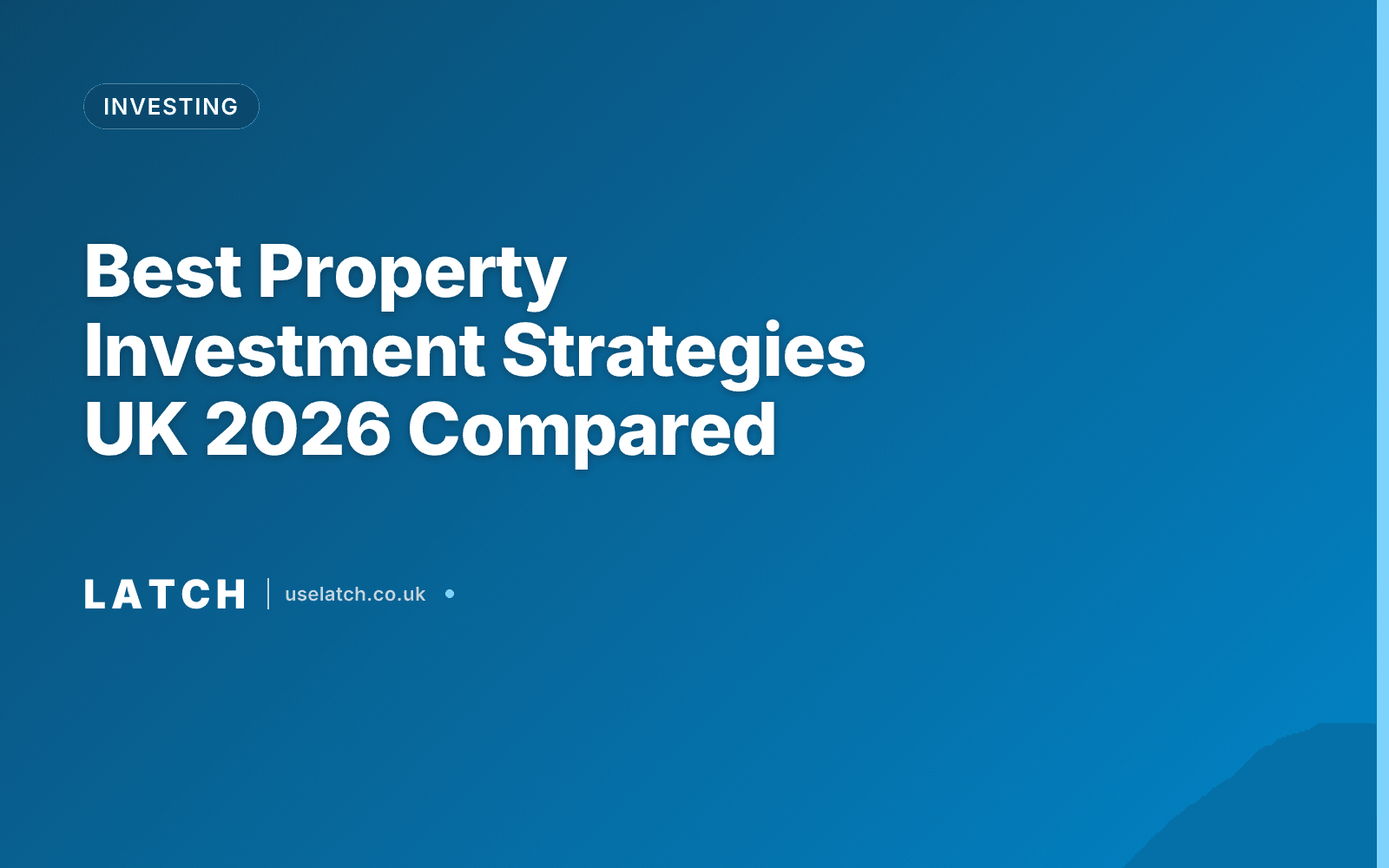 Best Property Investment Strategies UK 2026 Compared