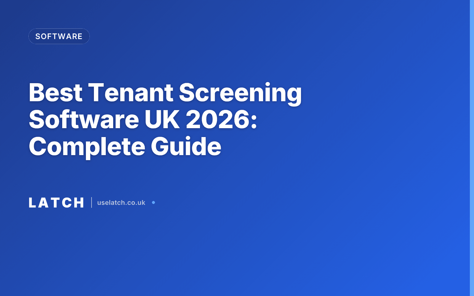 Best Tenant Screening Software UK 2026: Complete Guide