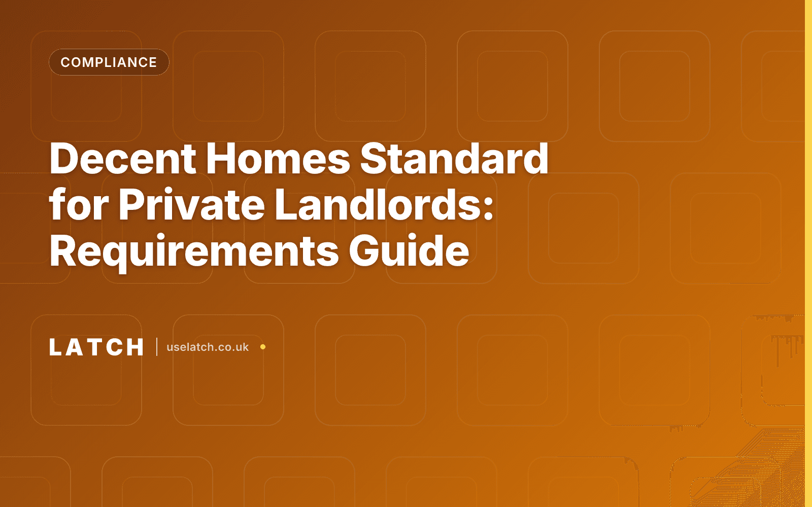 Decent Homes Standard for Private Landlords: Requirements Guide