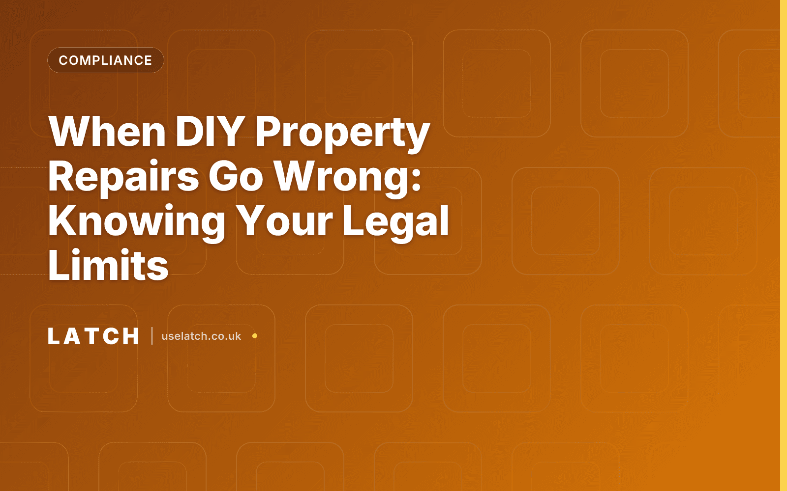 When DIY Property Repairs Go Wrong: Knowing Your Legal Limits