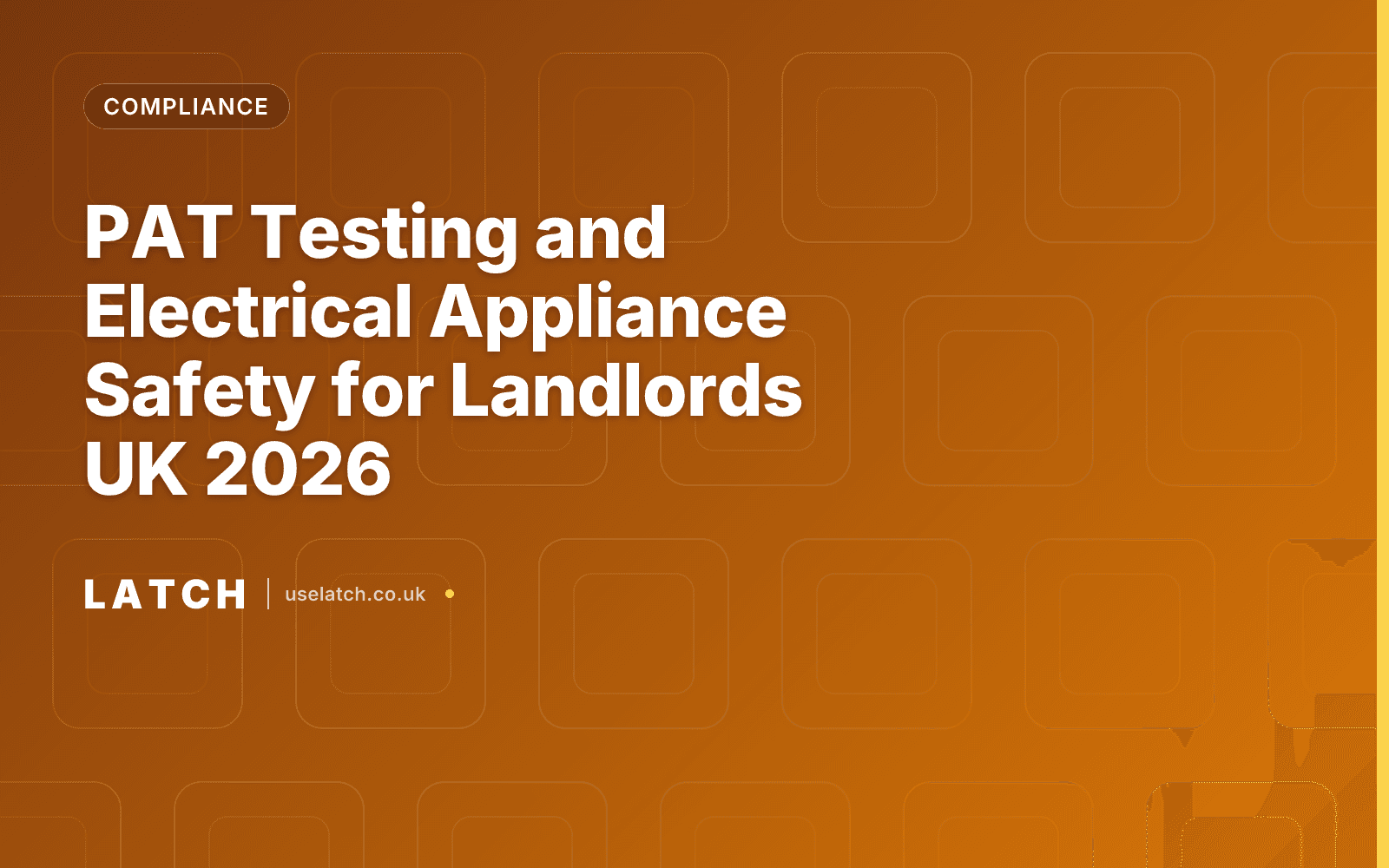 PAT Testing and Electrical Appliance Safety for Landlords UK 2026