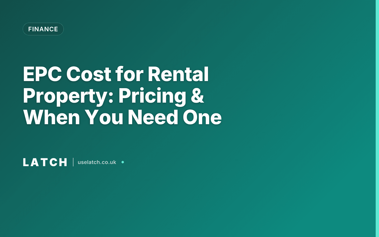 EPC Cost for Rental Property: Pricing & When You Need One