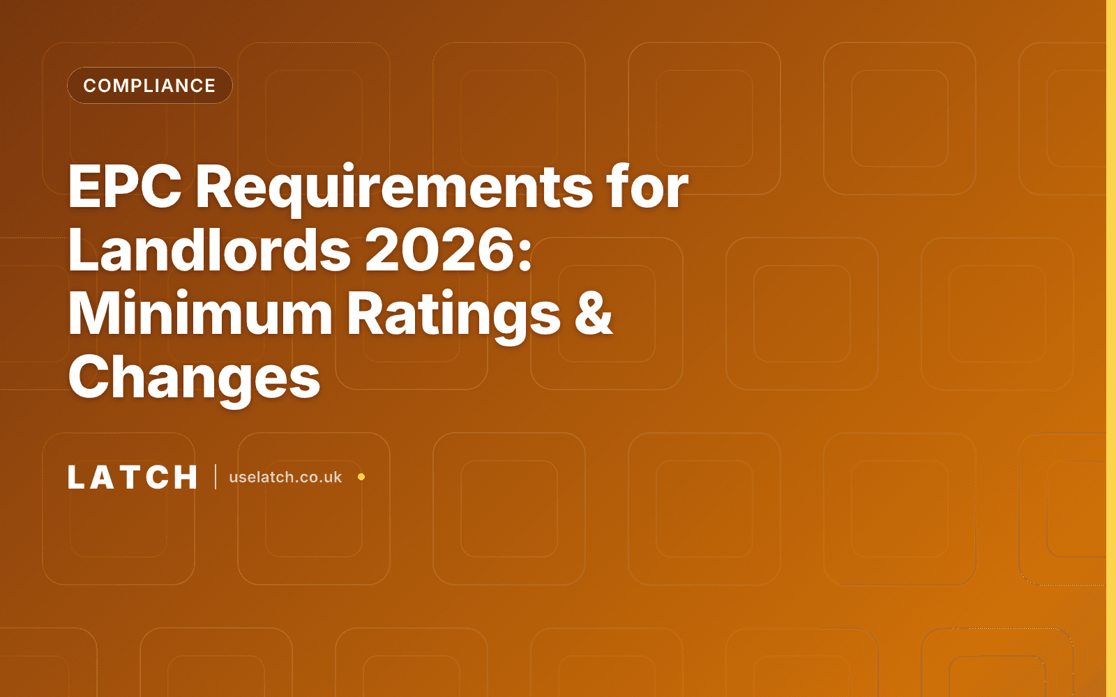 EPC Requirements for Landlords 2026: Minimum Ratings & Changes