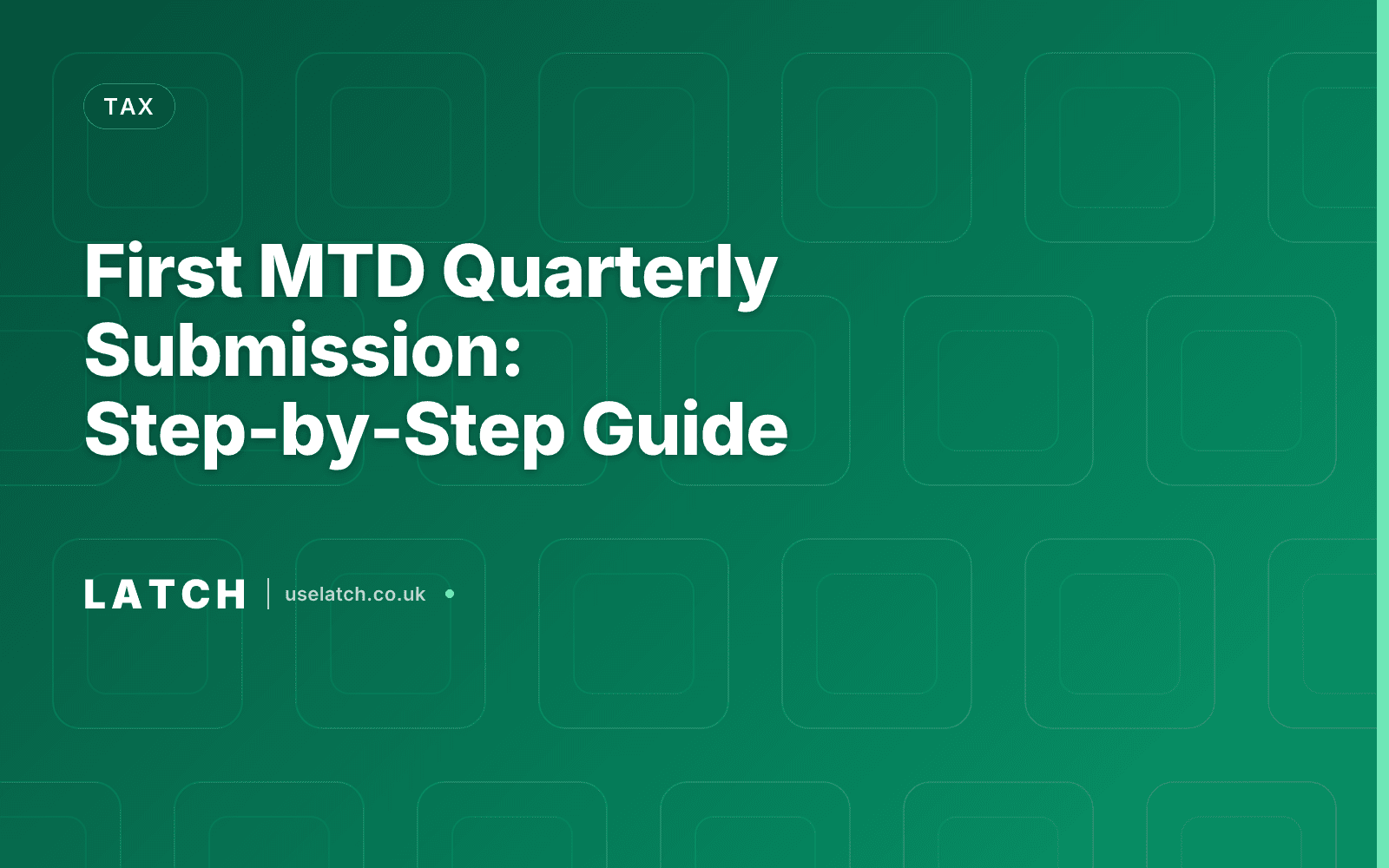 First MTD Quarterly Submission: Step-by-Step Guide