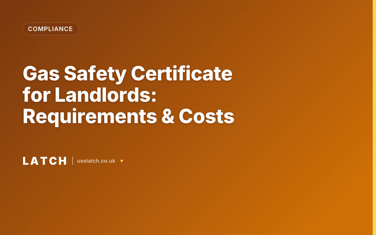 Gas Safety Certificate for Landlords: Requirements & Costs