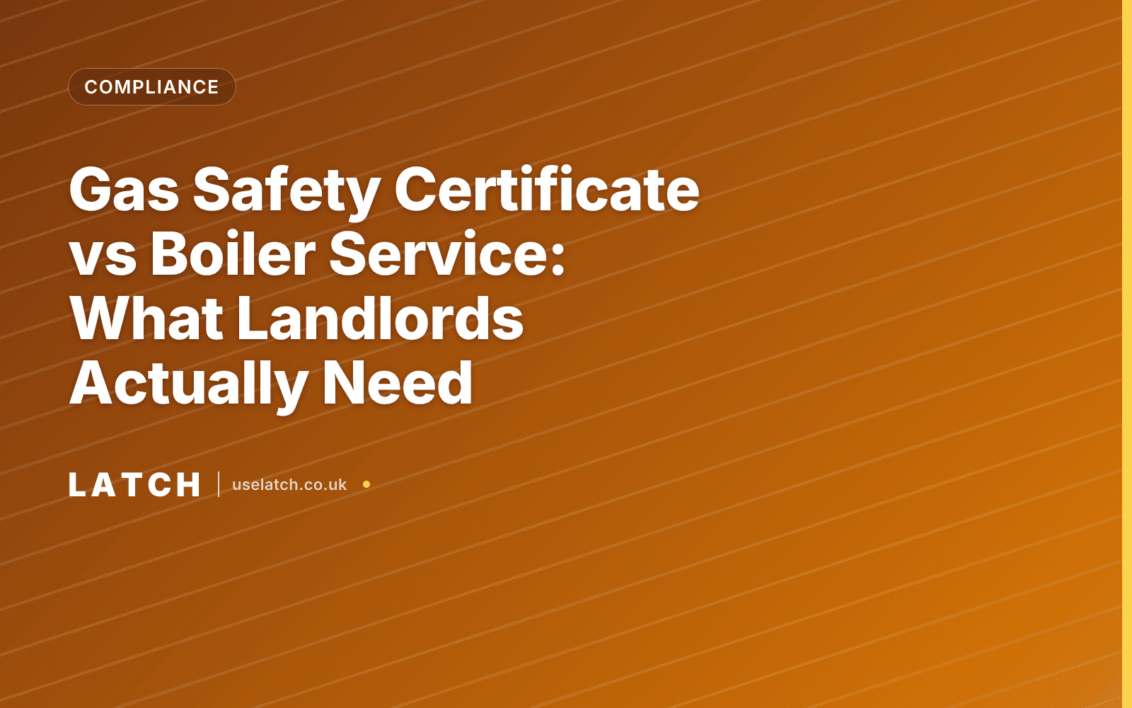 Gas Safety Certificate vs Boiler Service: What Landlords Actually Need