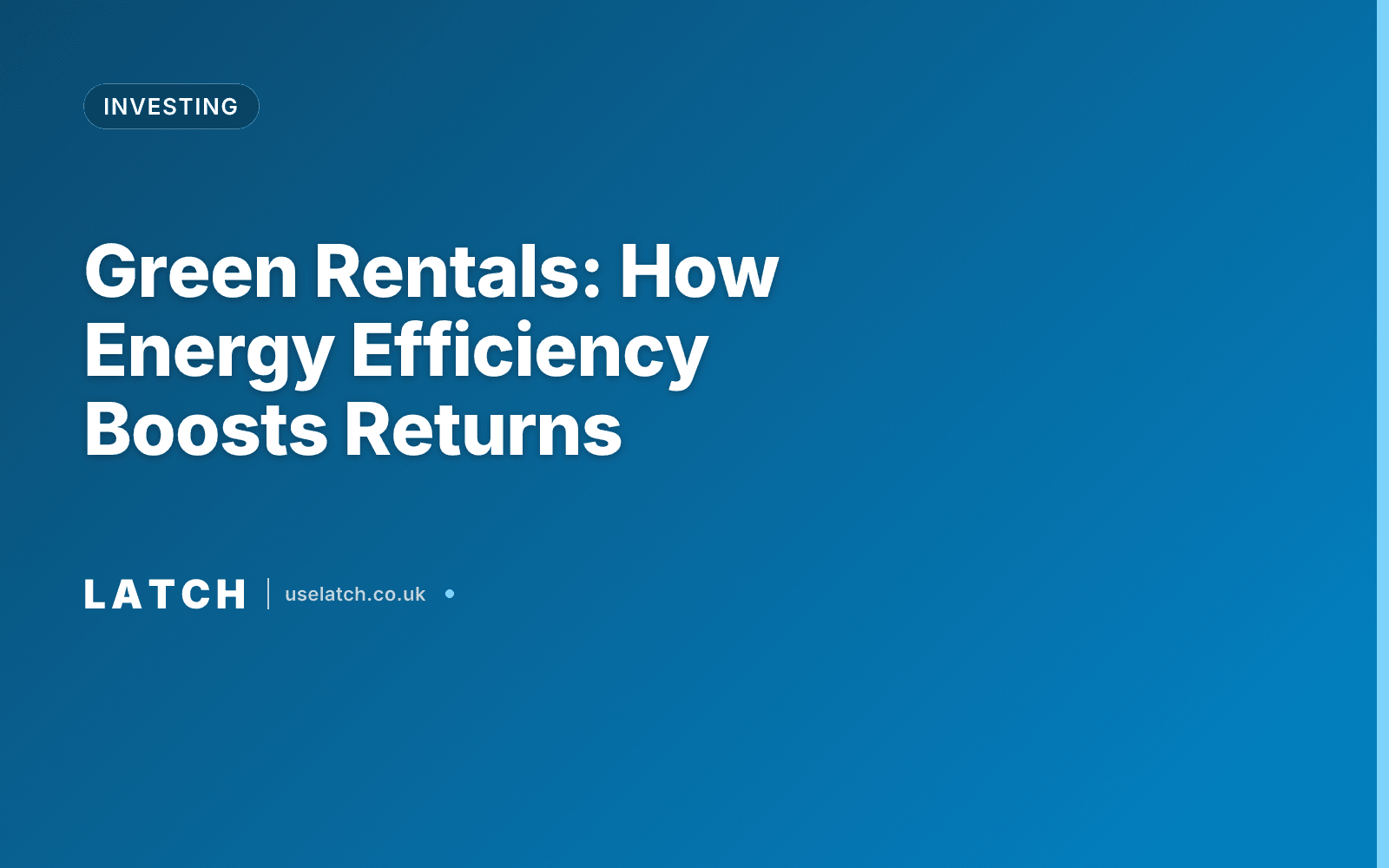 Green Rentals: How Energy Efficiency Boosts Returns