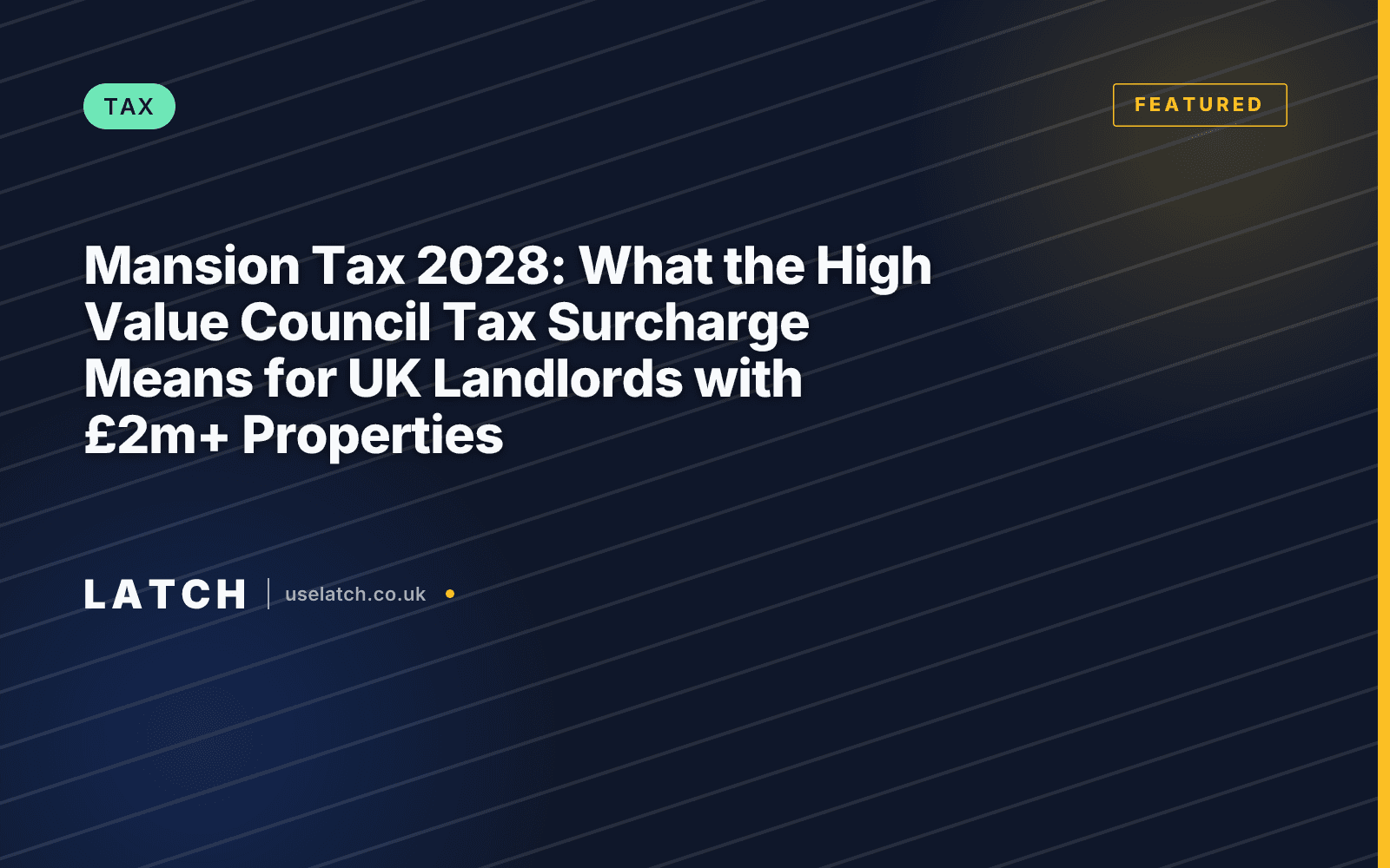 Mansion Tax 2028: What the High Value Council Tax Surcharge Means for UK Landlords with £2m+ Properties