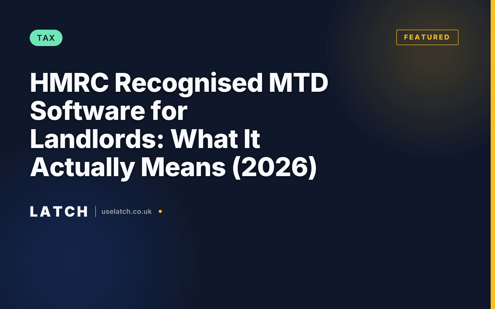 HMRC Recognised MTD Software for Landlords: What It Actually Means (2026)