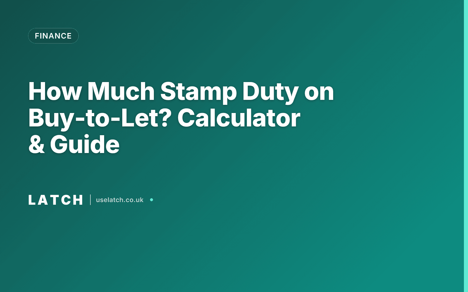 How Much Stamp Duty on Buy-to-Let? Calculator & Guide
