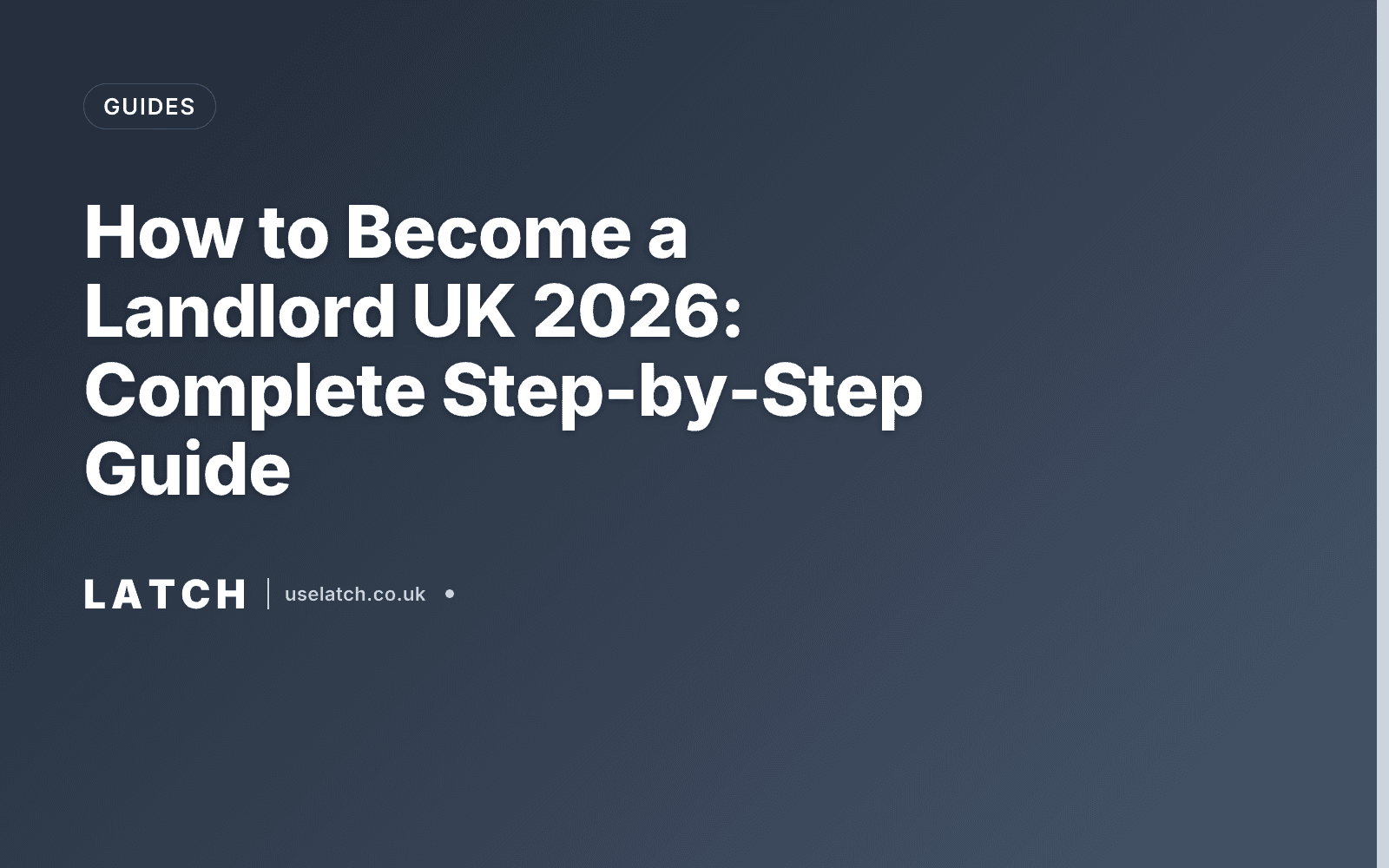 How to Become a Landlord UK 2026: Complete Step-by-Step Guide