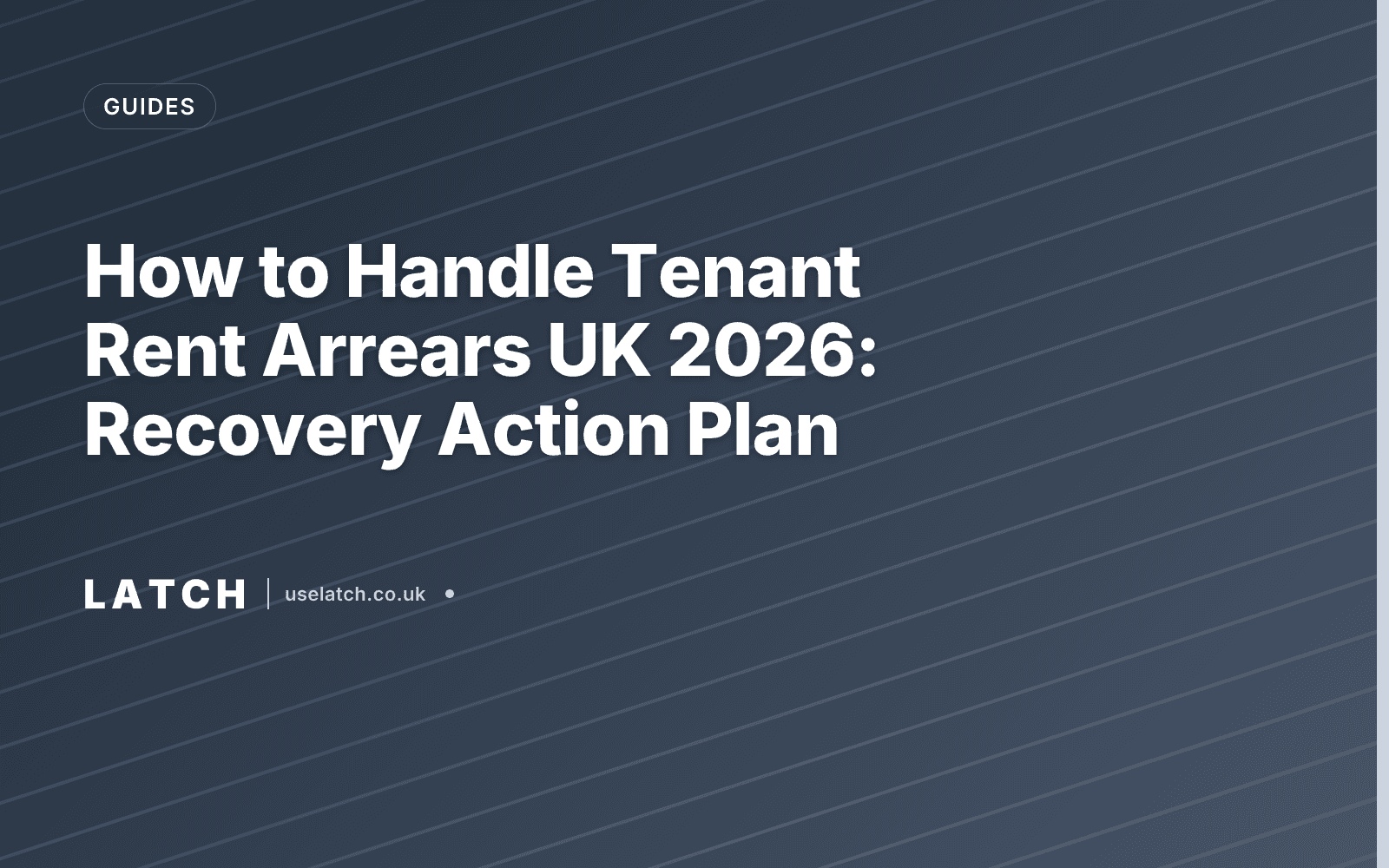 How to Handle Tenant Rent Arrears UK 2026: Recovery Action Plan