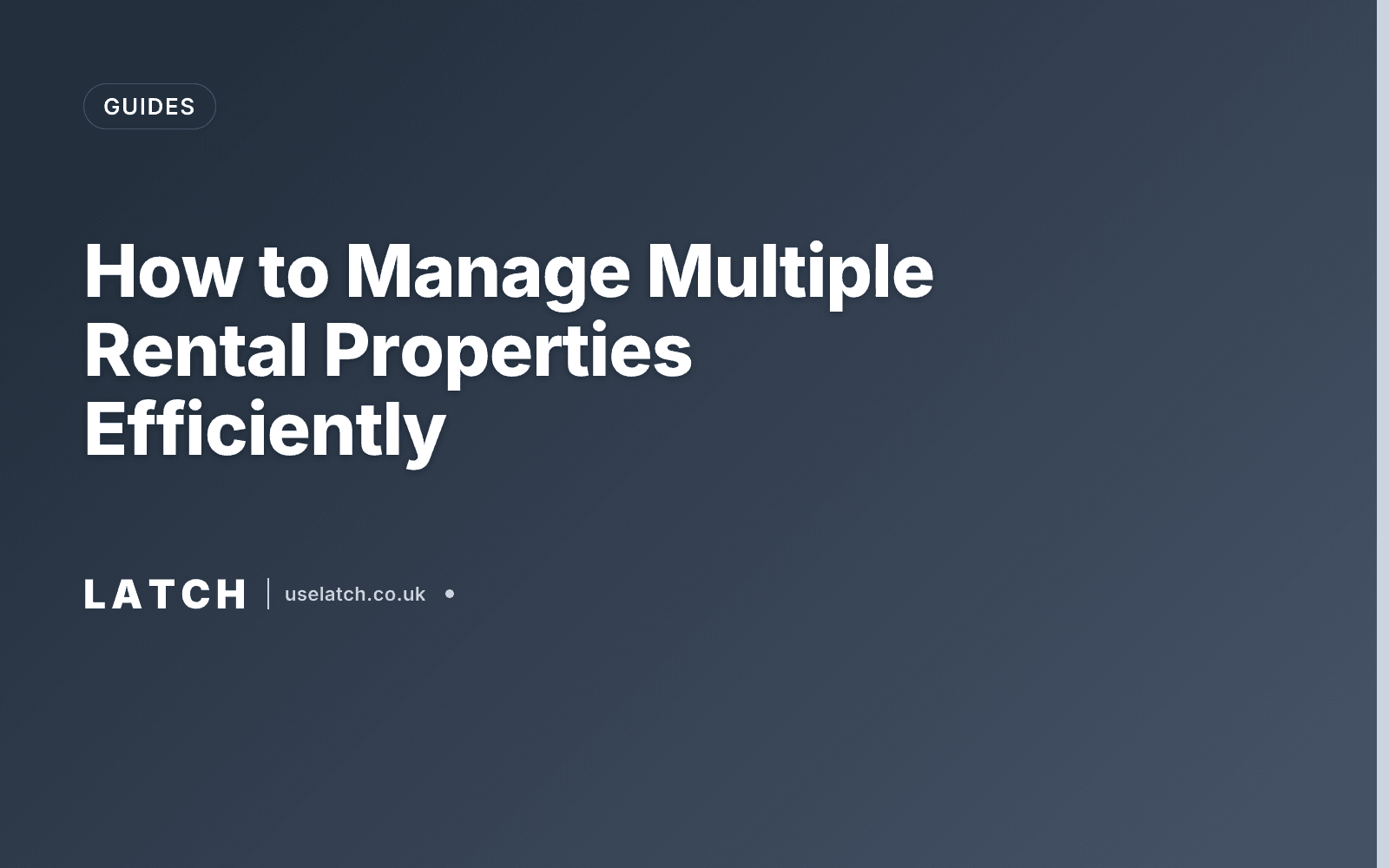 How to Manage Multiple Rental Properties Efficiently