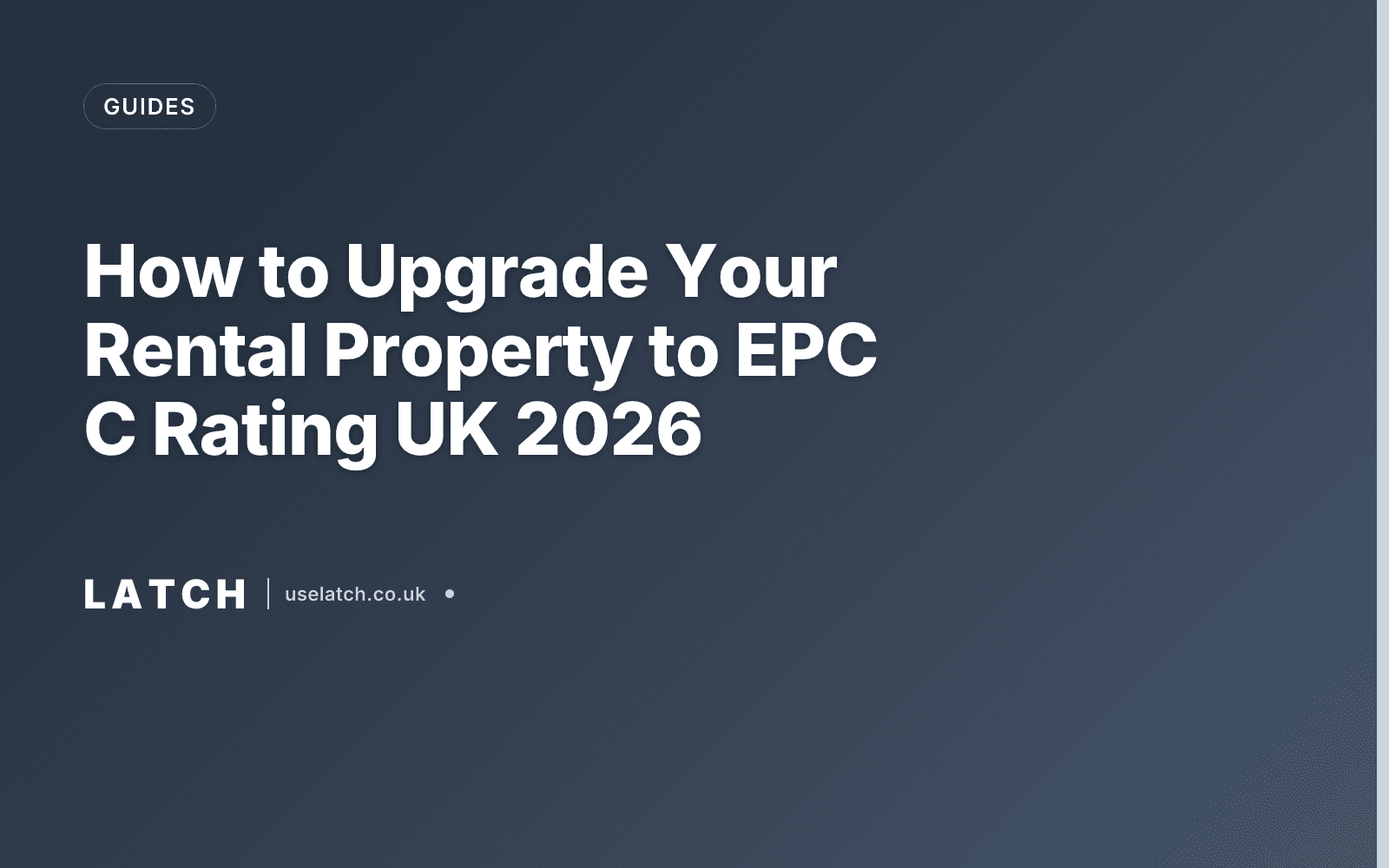 How to Upgrade Your Rental Property to EPC C Rating UK 2026