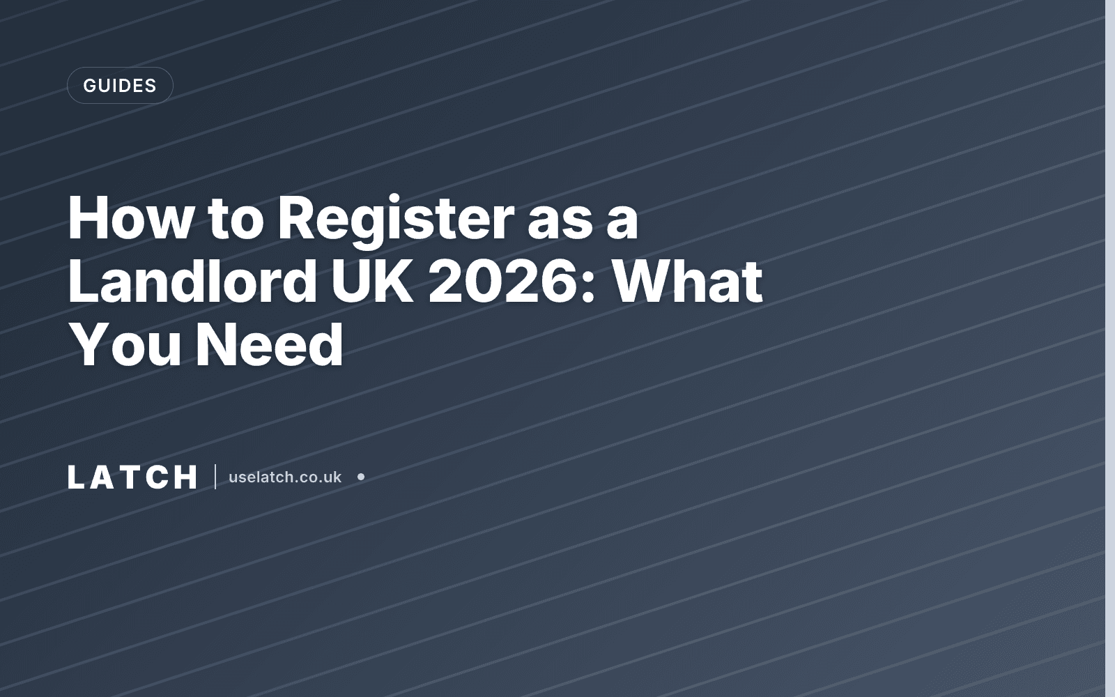 How to Register as a Landlord UK 2026: What You Need