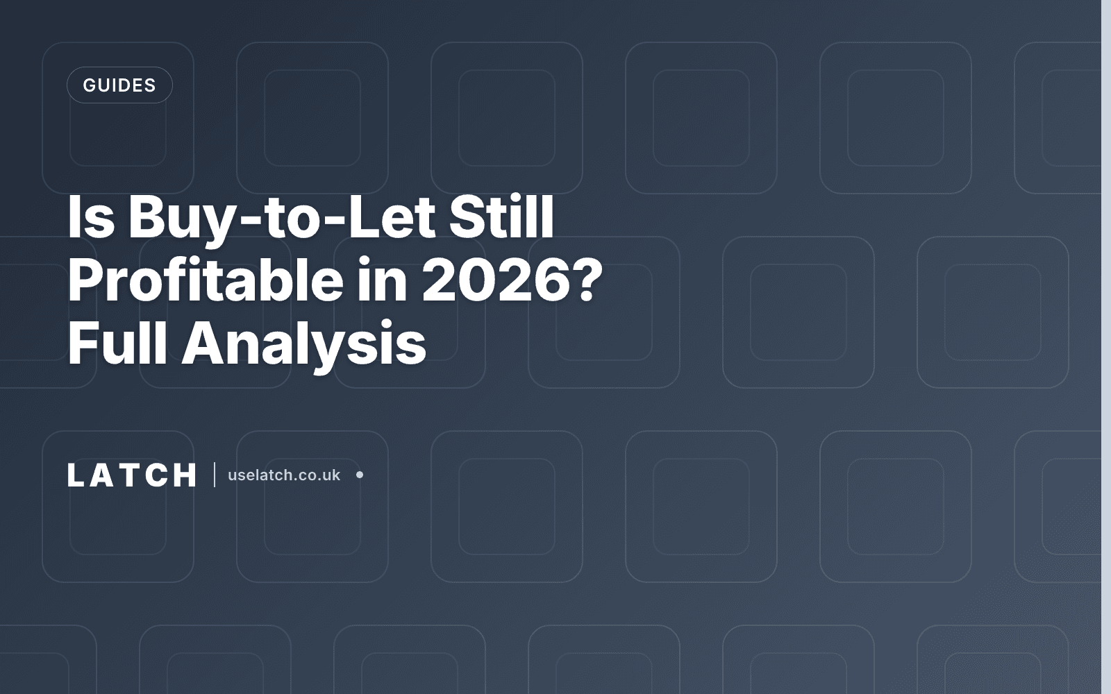 Is Buy-to-Let Still Profitable in 2026? Full Analysis