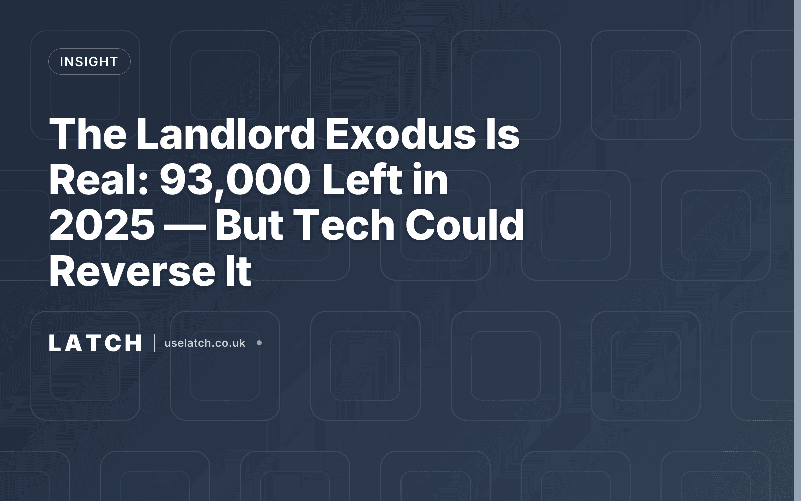 The Landlord Exodus Is Real: 93,000 Left in 2025 — But Tech Could Reverse It