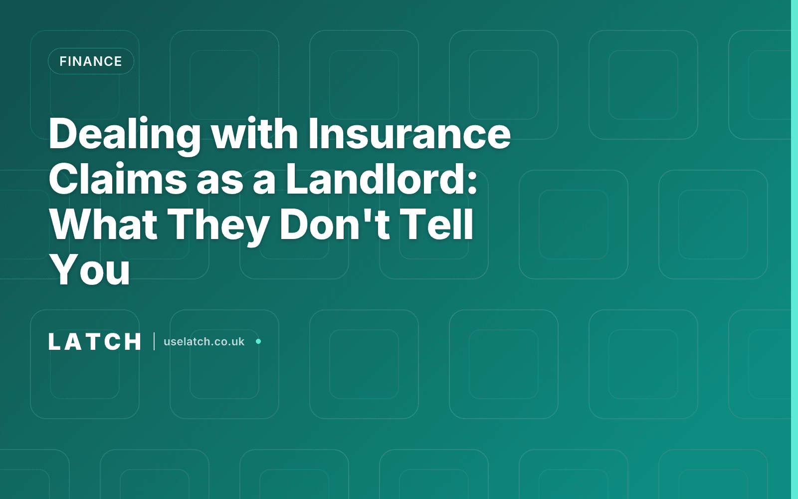 Dealing with Insurance Claims as a Landlord: What They Don't Tell You