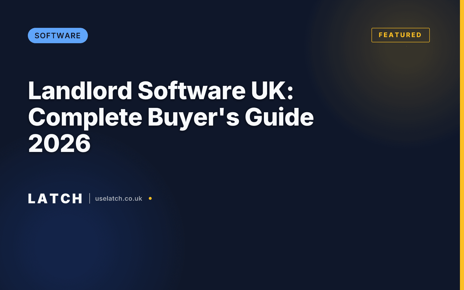 Landlord Software UK: Complete Buyer's Guide 2026