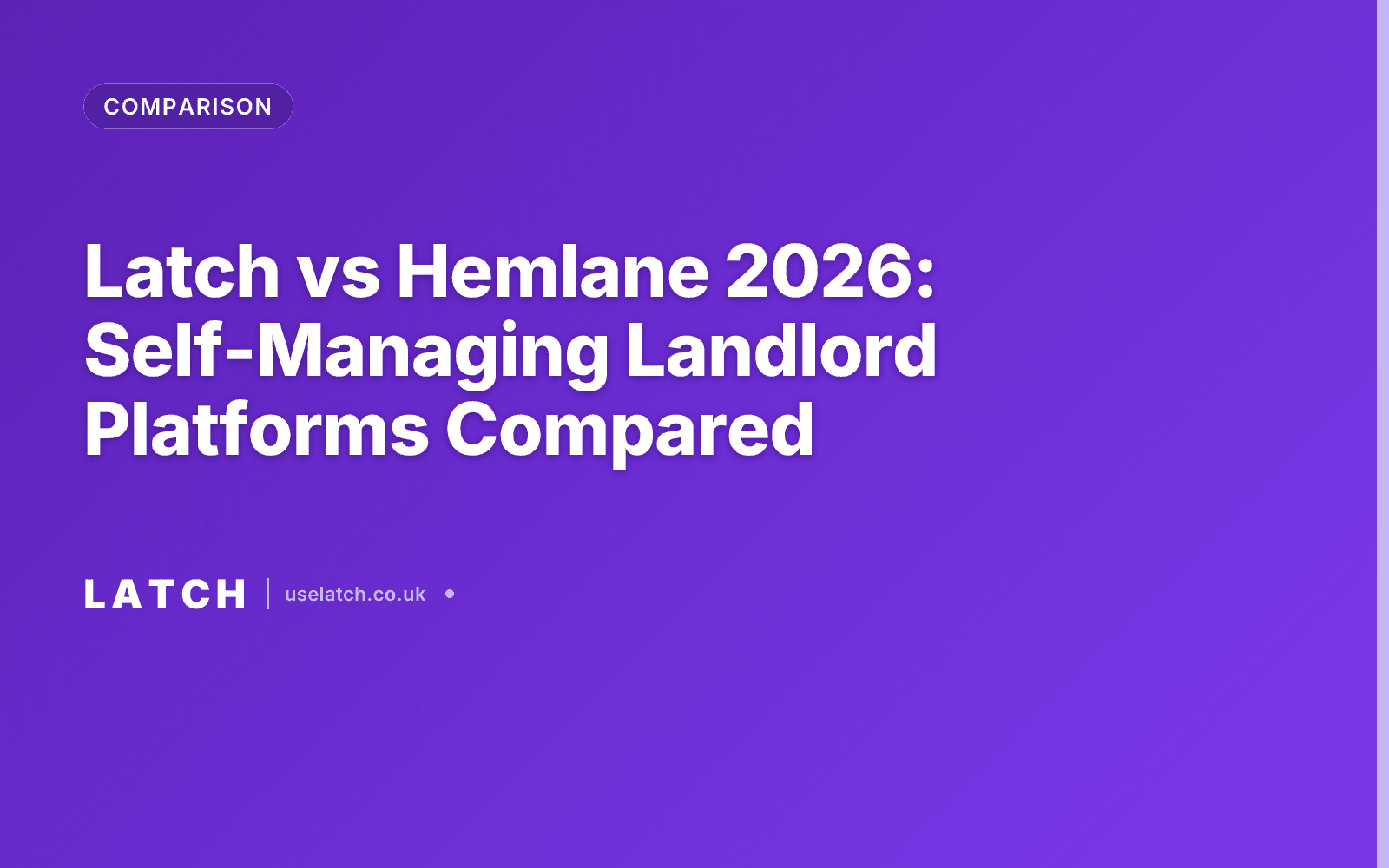 Latch vs Hemlane 2026: Self-Managing Landlord Platforms Compared