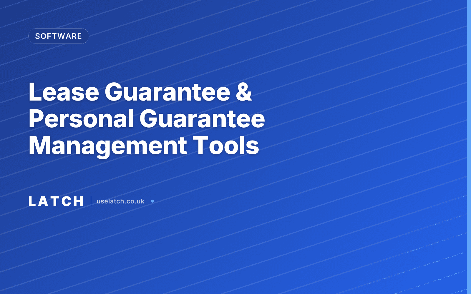 Lease Guarantee & Personal Guarantee Management Tools