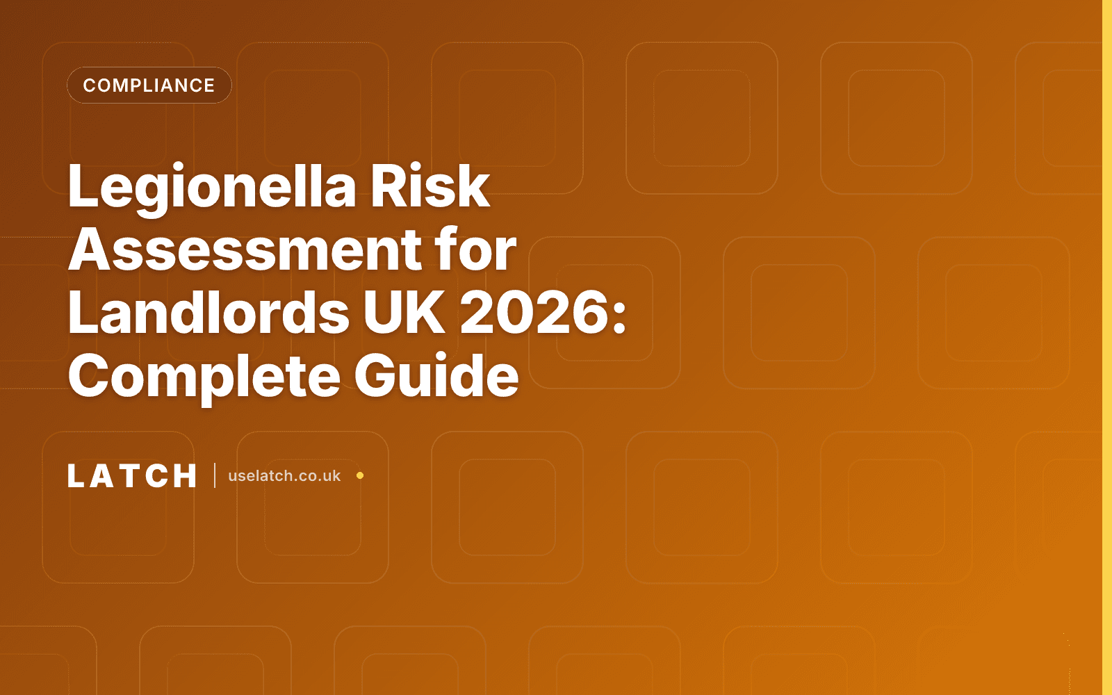 Legionella Risk Assessment for Landlords UK 2026: Complete Guide