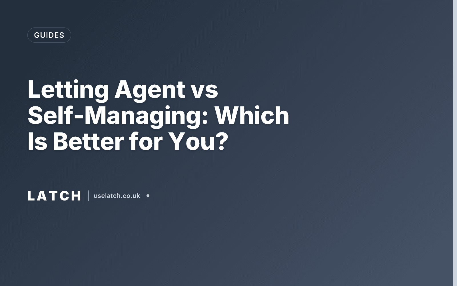 Letting Agent vs Self-Managing: Which Is Better for You?