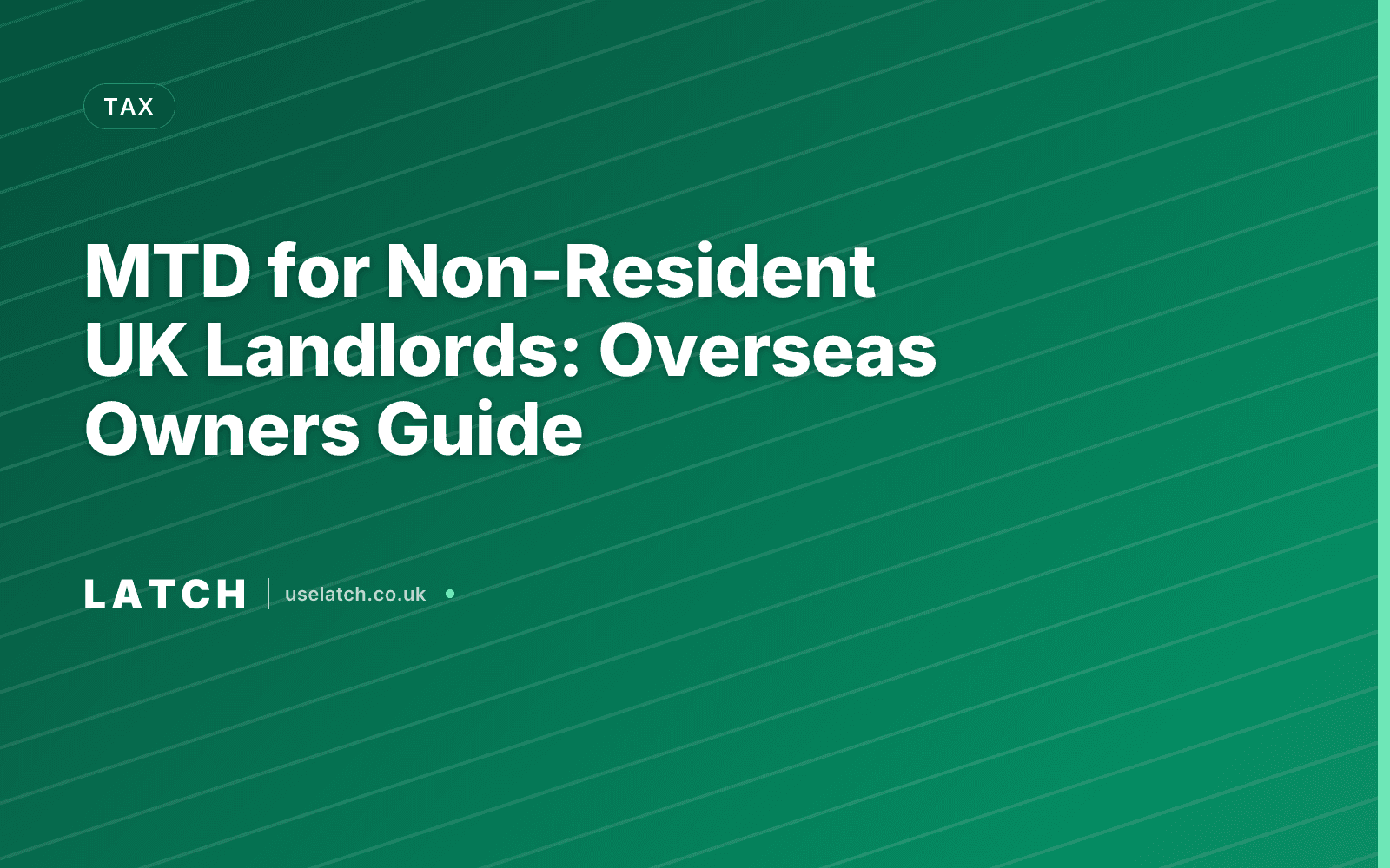 MTD for Non-Resident UK Landlords: Overseas Owners Guide
