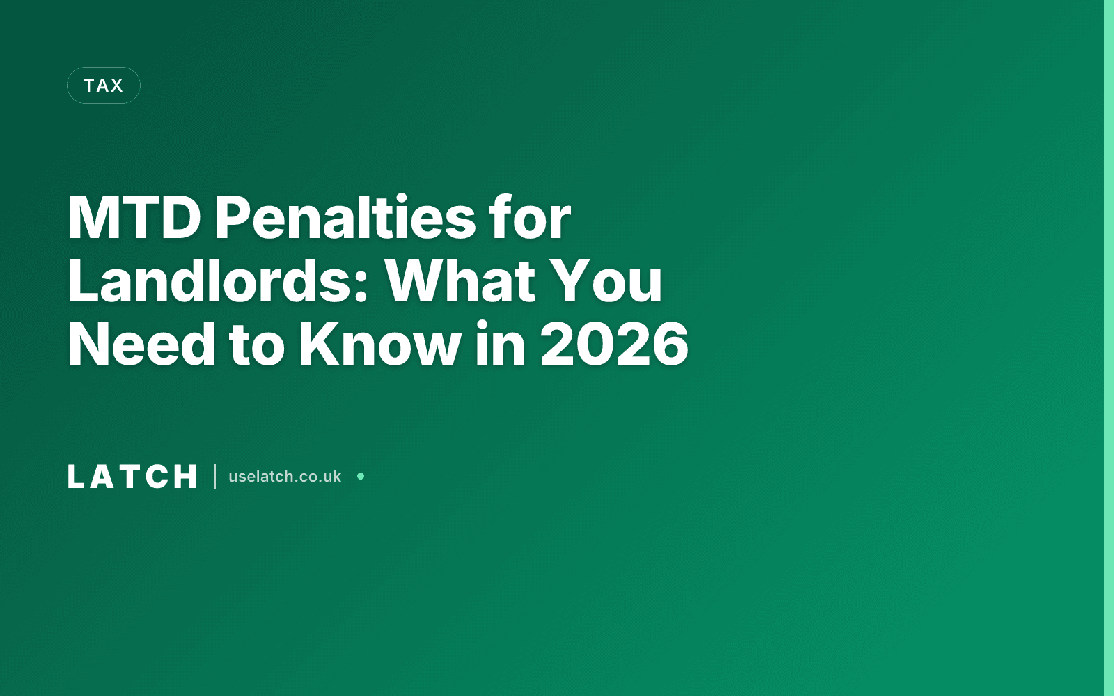 MTD Penalties for Landlords: What You Need to Know in 2026