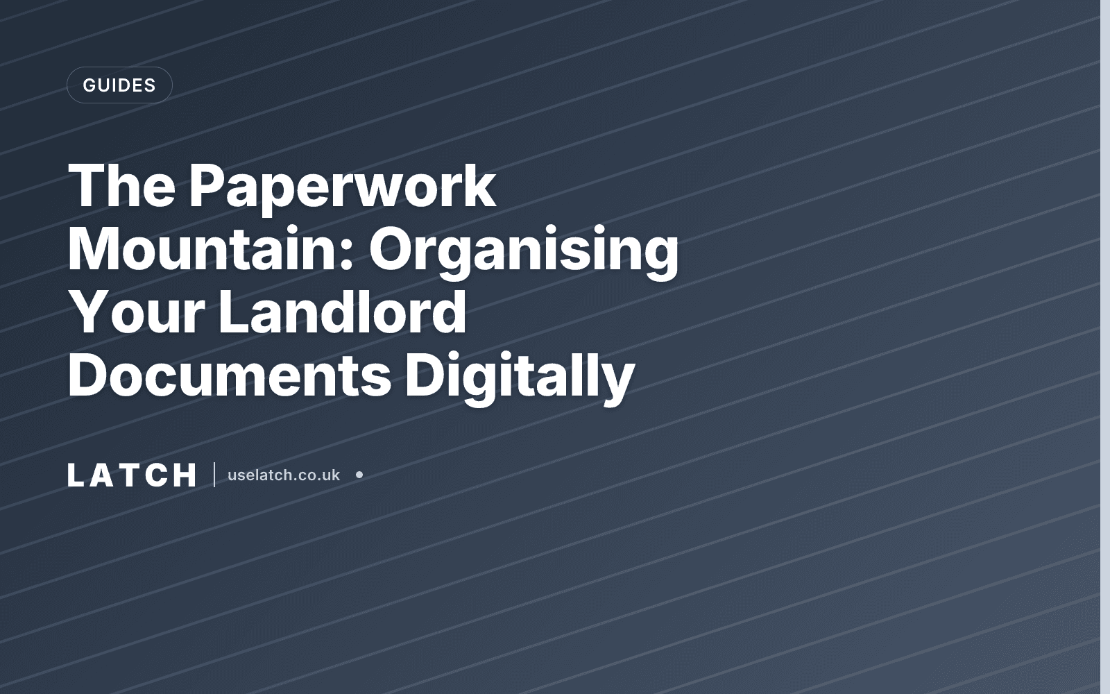 The Paperwork Mountain: Organising Your Landlord Documents Digitally