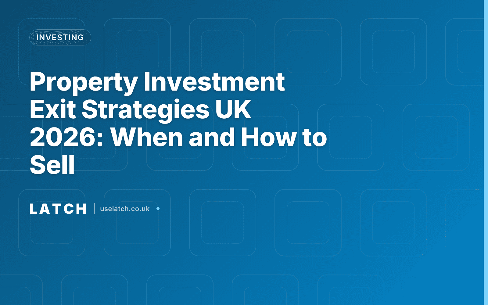 Property Investment Exit Strategies UK 2026: When and How to Sell