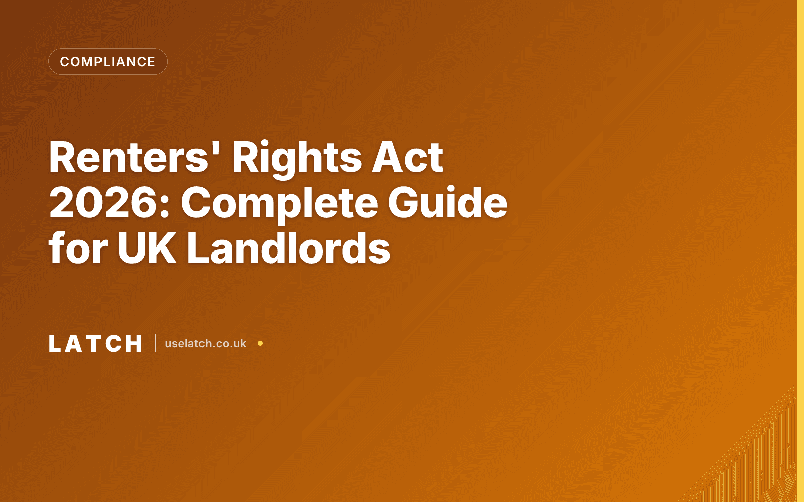 Renters' Rights Act 2026: Complete Guide for UK Landlords