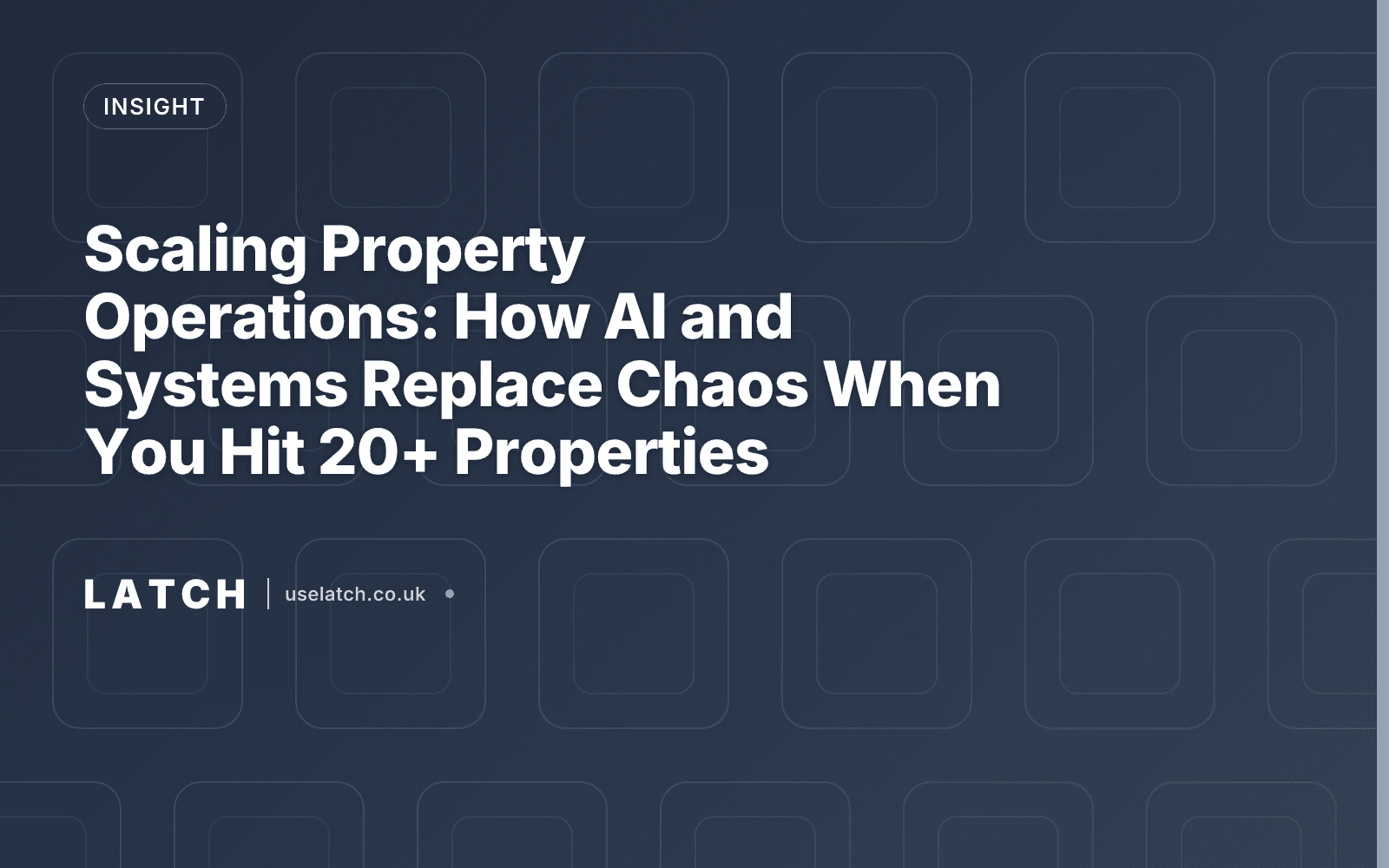 Scaling Property Operations: How AI and Systems Replace Chaos When You Hit 20+ Properties