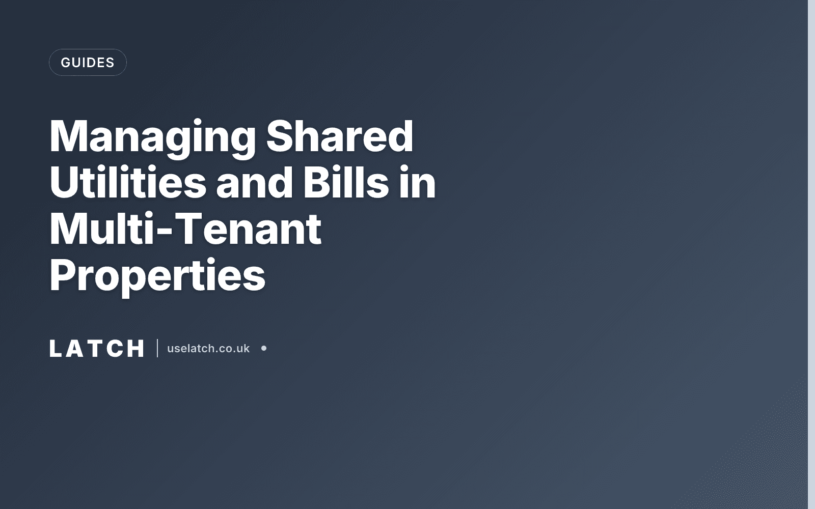 Managing Shared Utilities and Bills in Multi-Tenant Properties