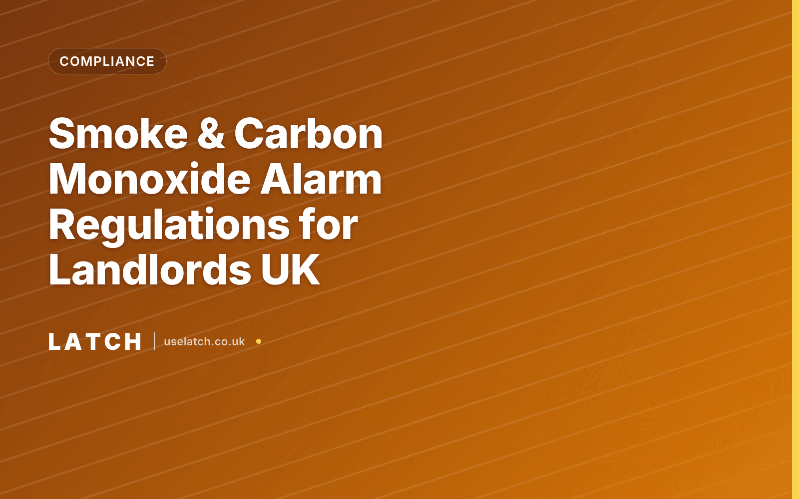 Smoke & Carbon Monoxide Alarm Regulations for Landlords UK
