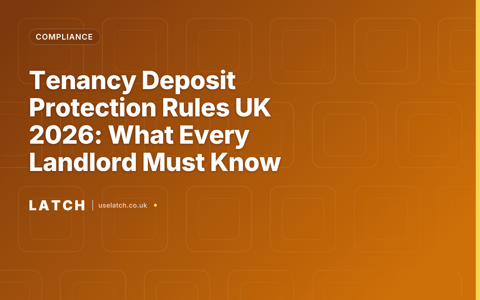 Tenancy Deposit Protection Rules UK 2026: What Every Landlord Must Know