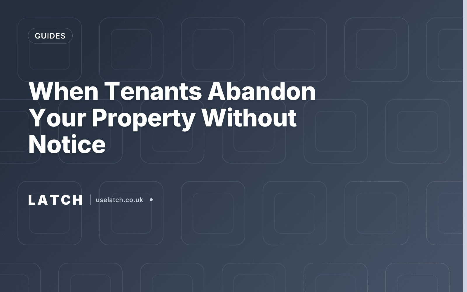 When Tenants Abandon Your Property Without Notice