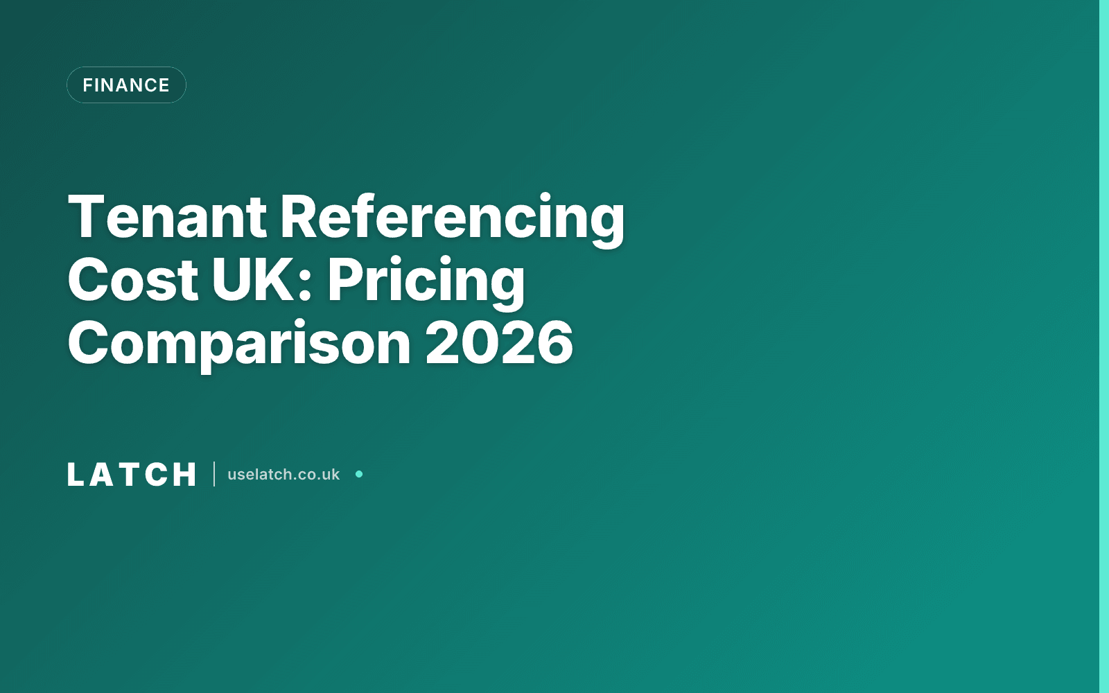 Tenant Referencing Cost UK: Pricing Comparison 2026