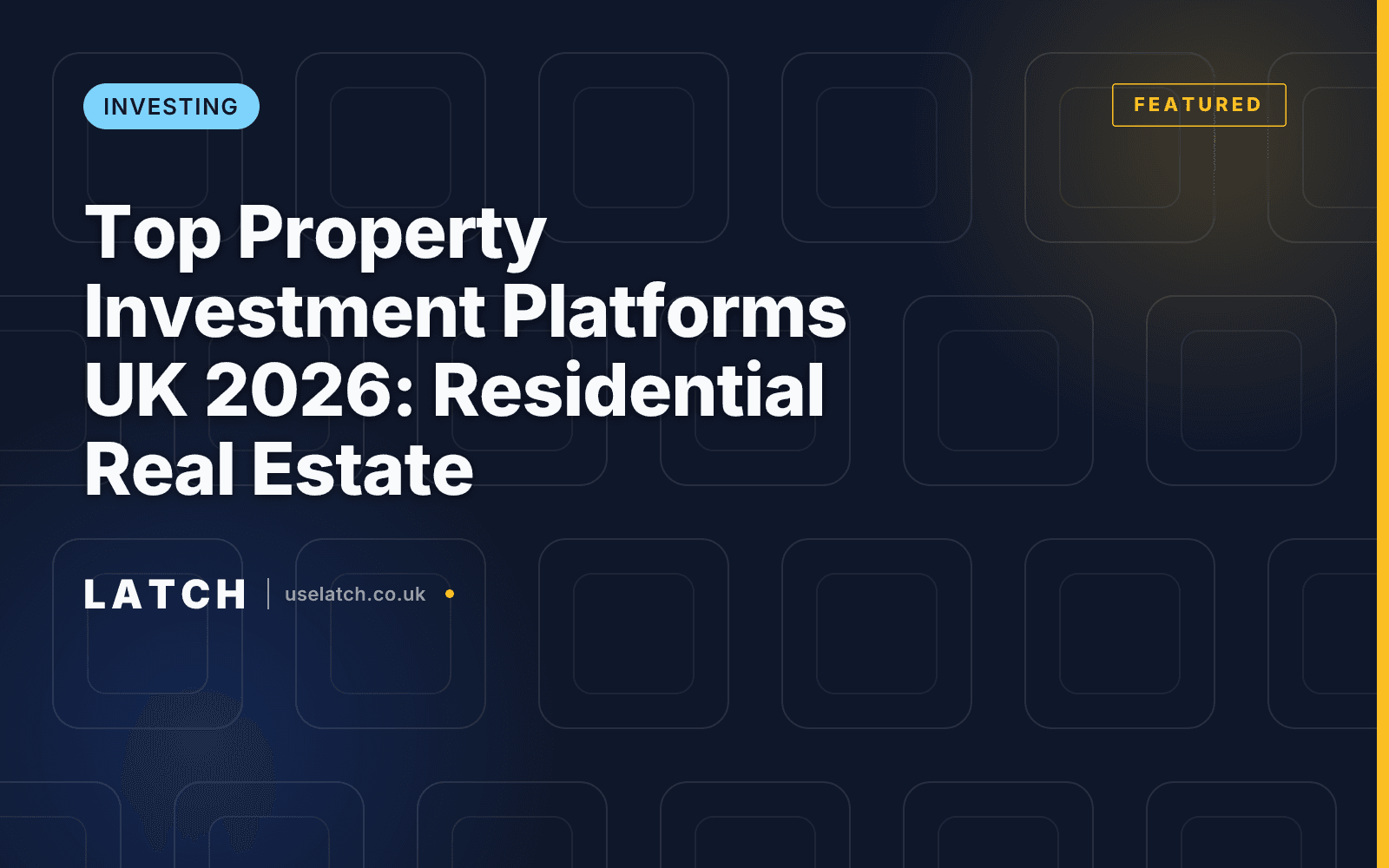Top Property Investment Platforms UK 2026: Residential Real Estate