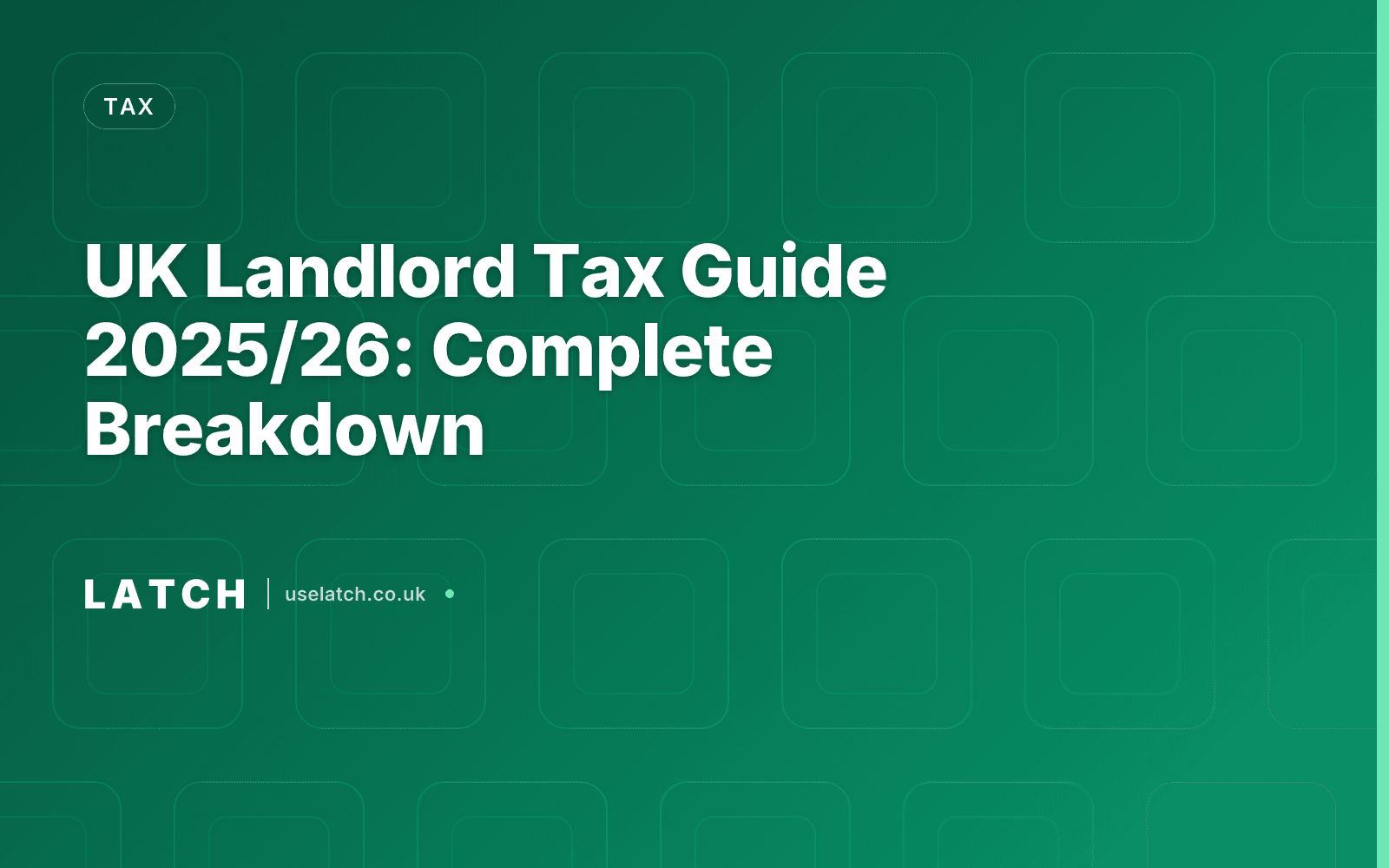 UK Landlord Tax Guide 2025/26: Complete Breakdown