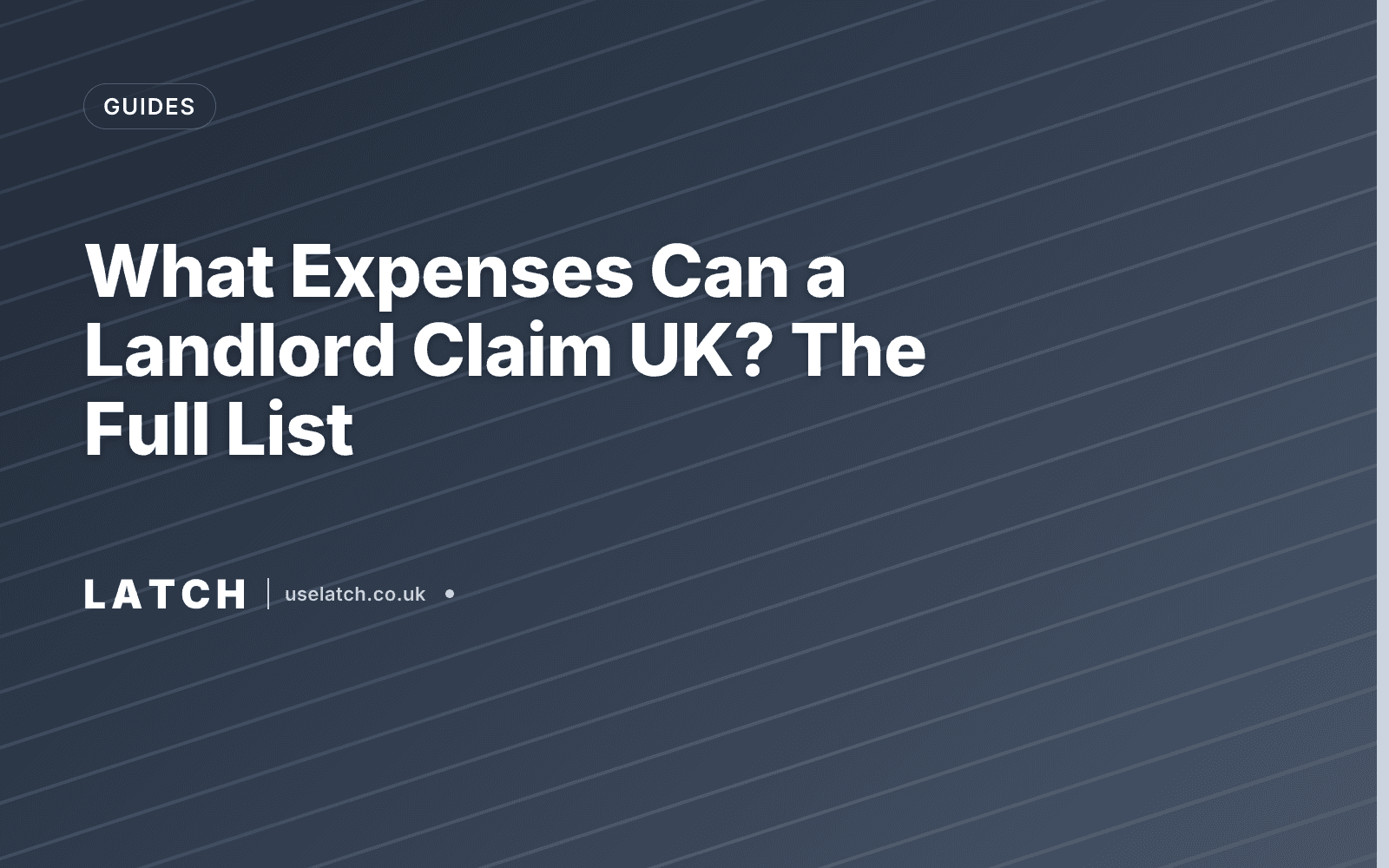 What Expenses Can a Landlord Claim UK? The Full List